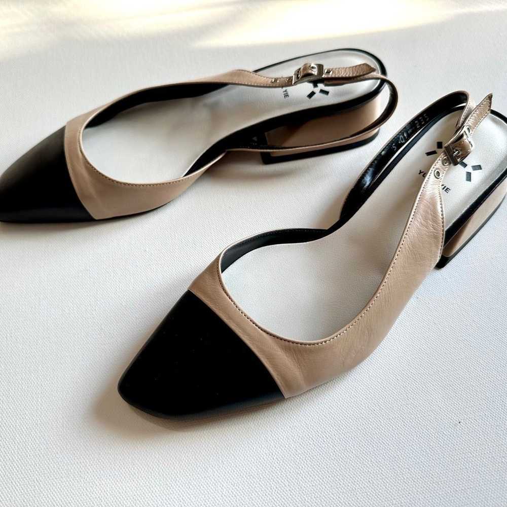 Yuul Yie Two Tone Leather Slingback Heels - image 7