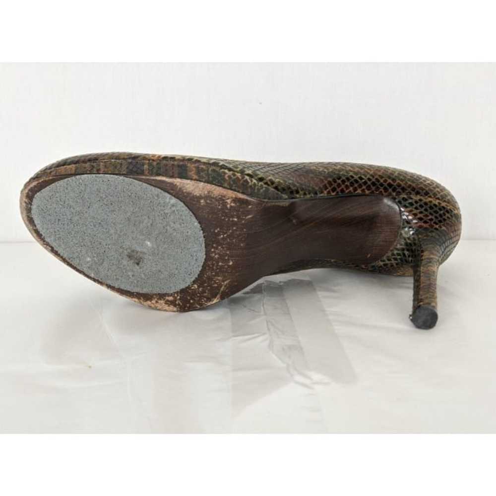 Stuart Weitzman high heel brown Snake pumps size … - image 12