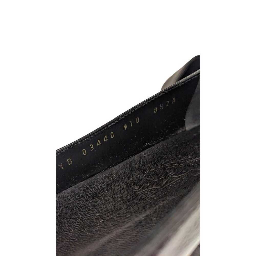 Salvatore Ferragamo Black Patent Leather Flat Sho… - image 6