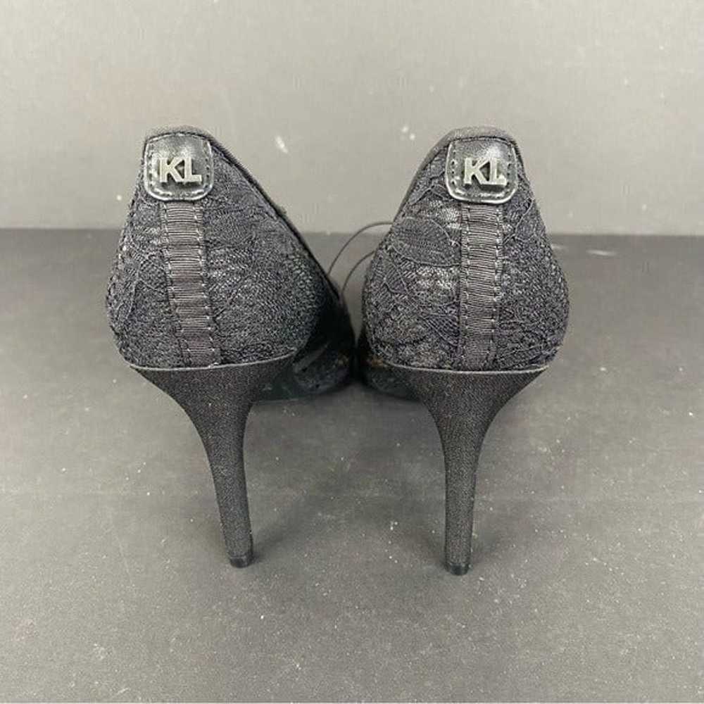 Karl Lagerfeld Paris Black Lace Roxan Pointy Toe … - image 3