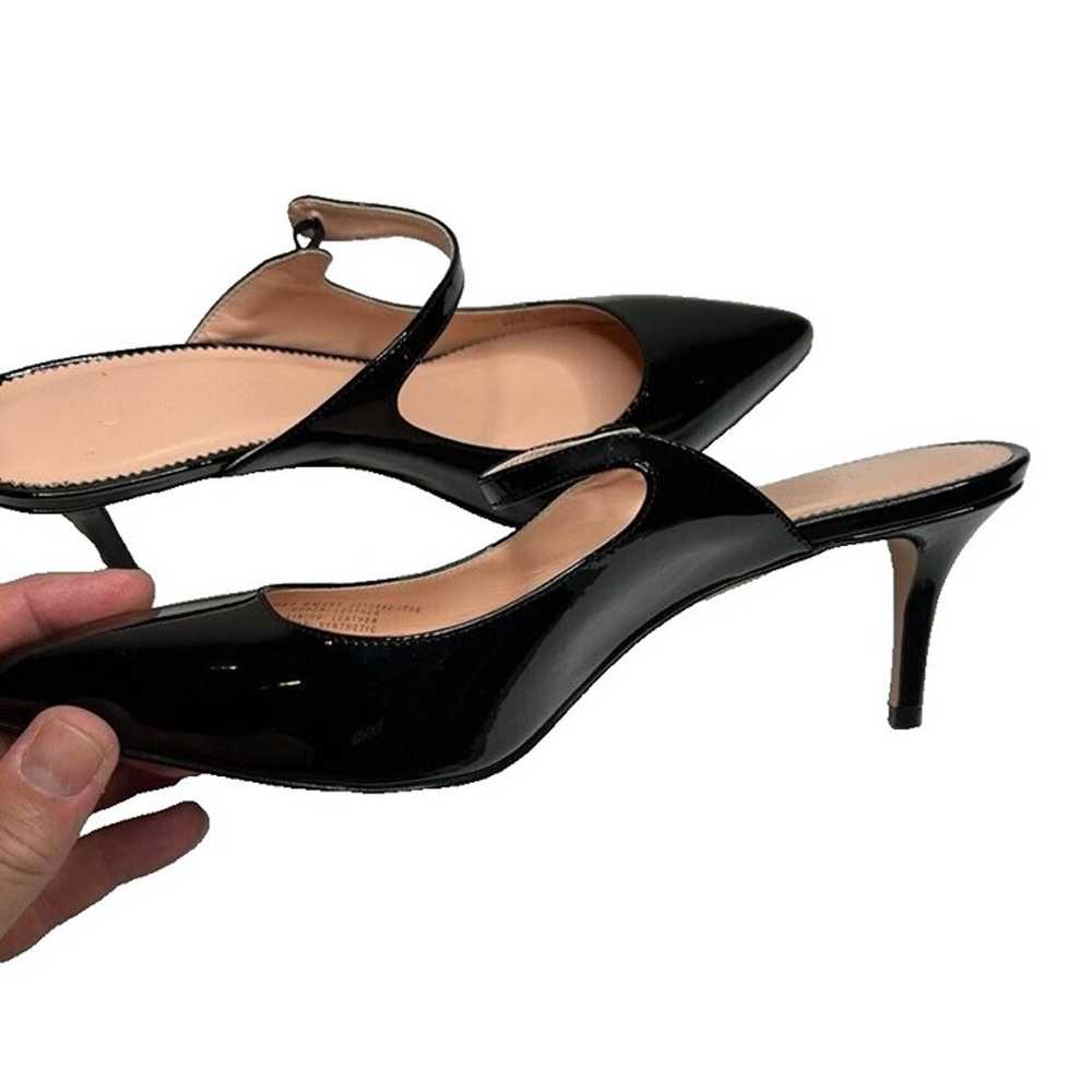 J.Crew $248 Colette Mule Heels Italian Patent Lea… - image 7