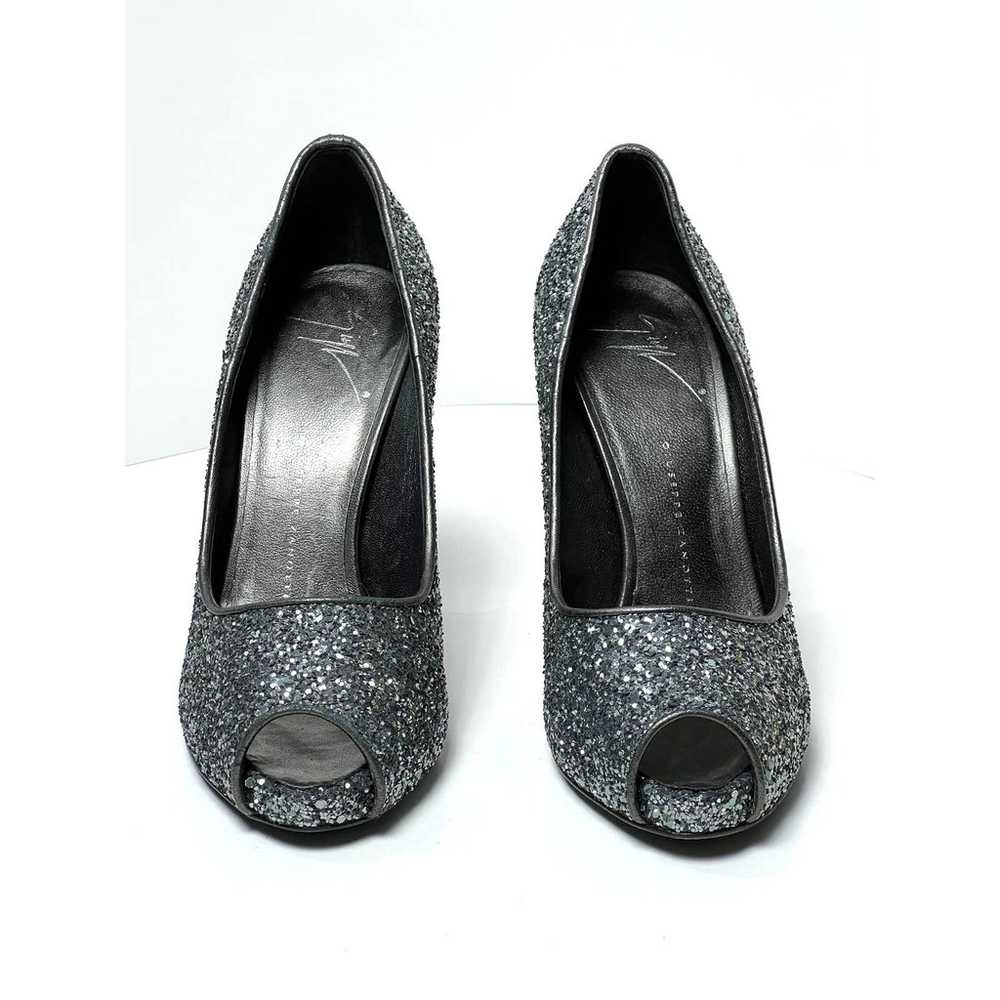 Giuseppe Zanotti Womens Shoes Silver High Heels O… - image 10