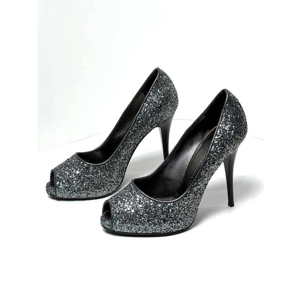 Giuseppe Zanotti Womens Shoes Silver High Heels O… - image 1
