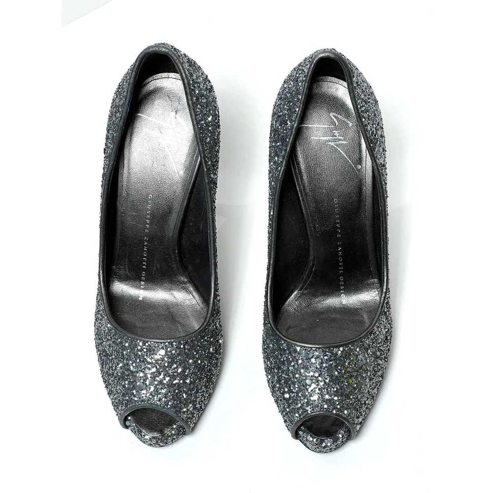 Giuseppe Zanotti Womens Shoes Silver High Heels O… - image 2