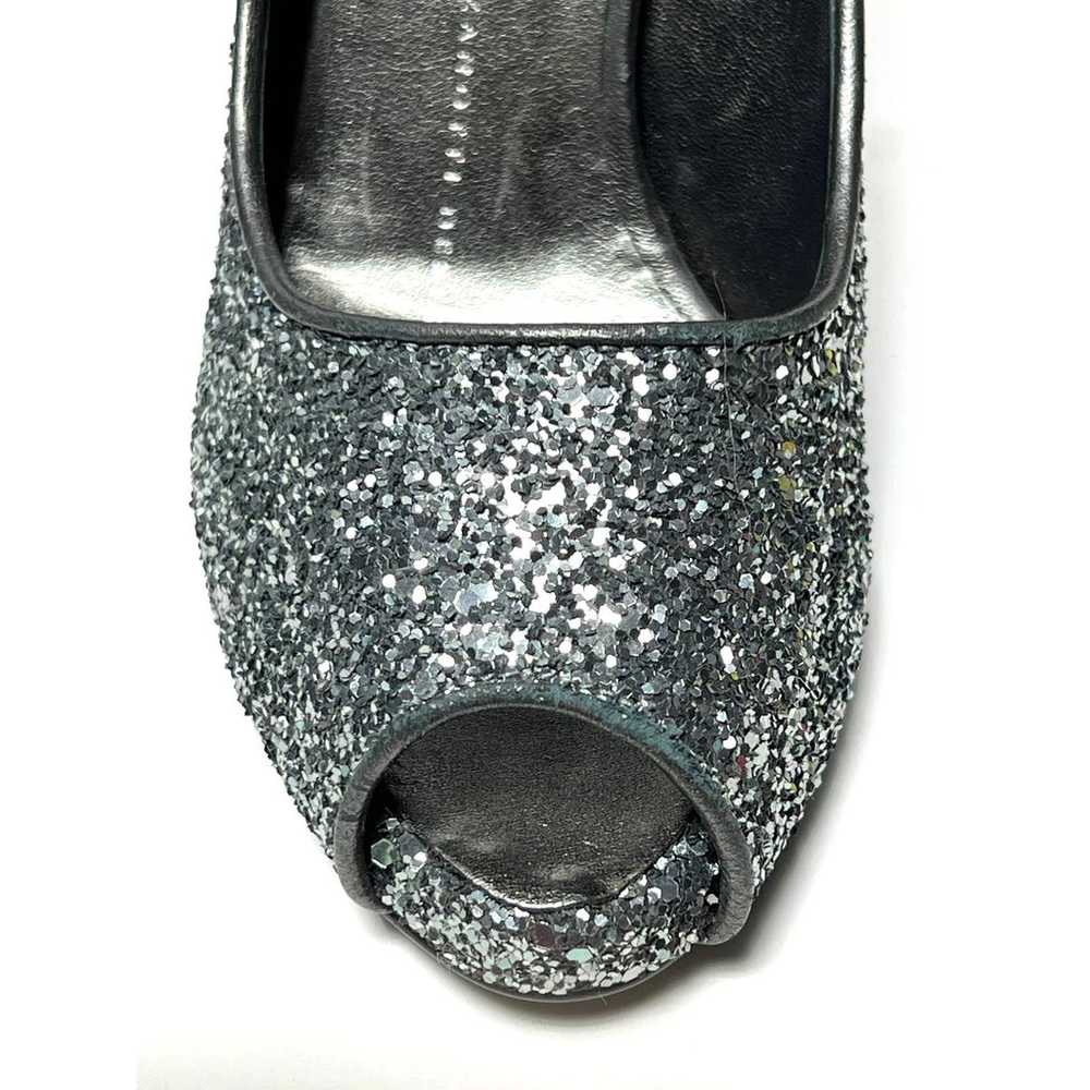 Giuseppe Zanotti Womens Shoes Silver High Heels O… - image 7