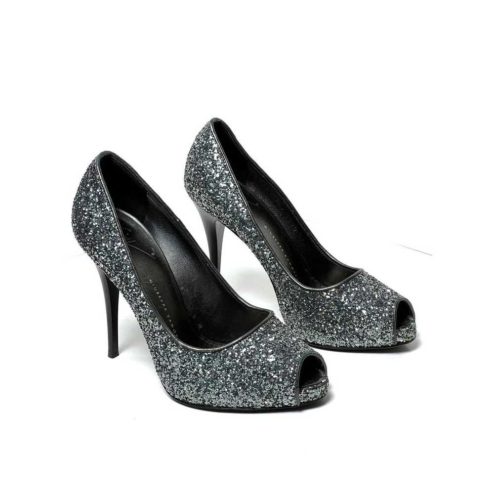 Giuseppe Zanotti Womens Shoes Silver High Heels O… - image 9