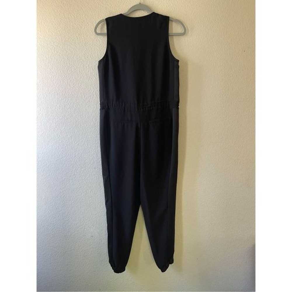 Banana republic black utility sleeveless jumpsuit… - image 2