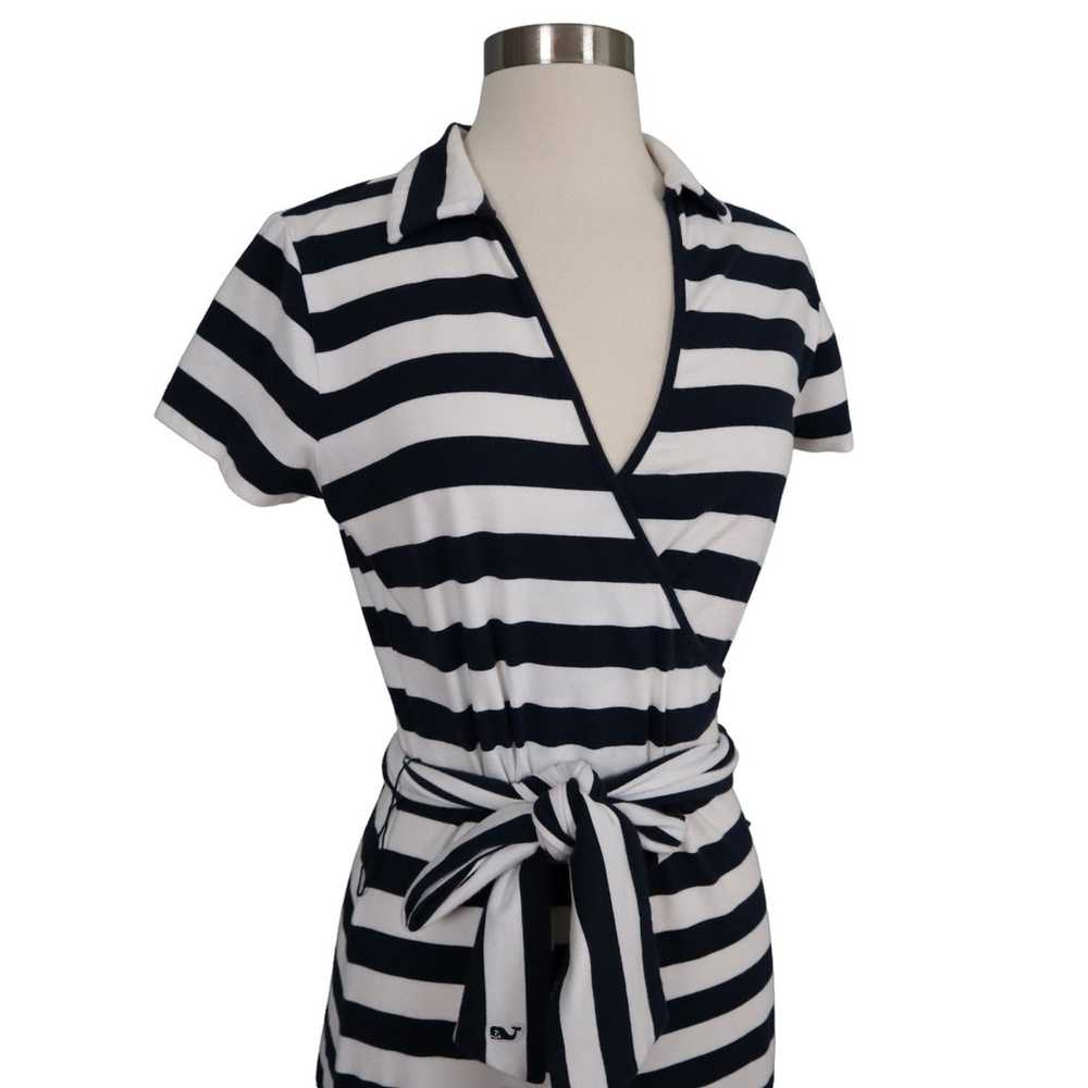 Vineyard Vines Rudder Wrap Dress Striped Women's … - image 3