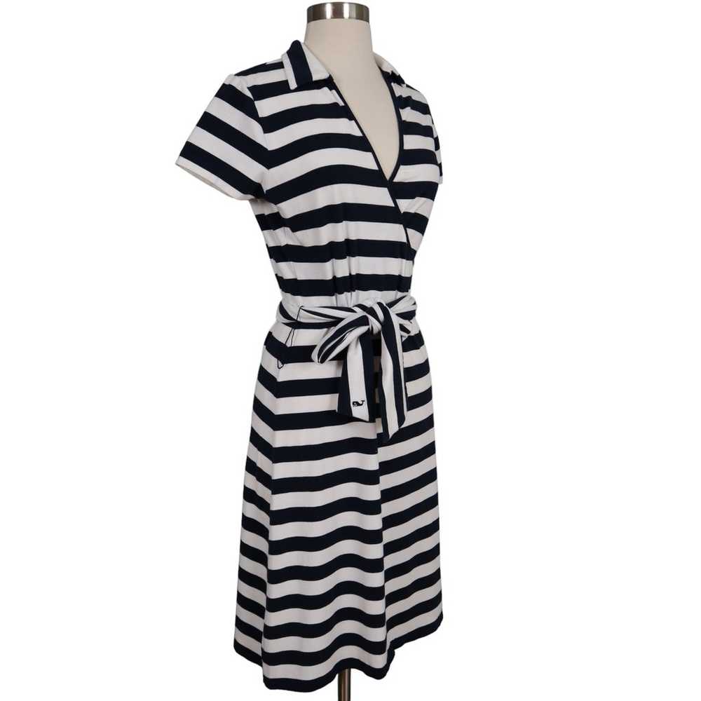 Vineyard Vines Rudder Wrap Dress Striped Women's … - image 4