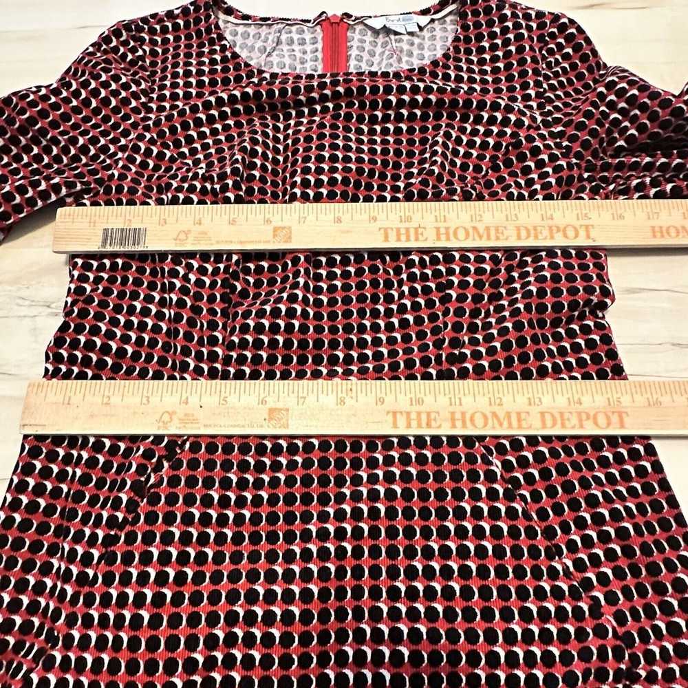 Boden Women 6 Petite Hannah Seam Detail Dress Red… - image 10