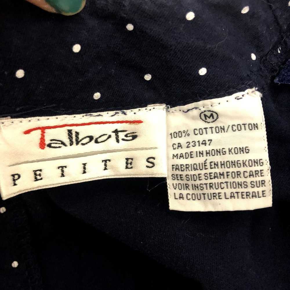 Talbots Petites Women's Dress Size M Buttons Polk… - image 3