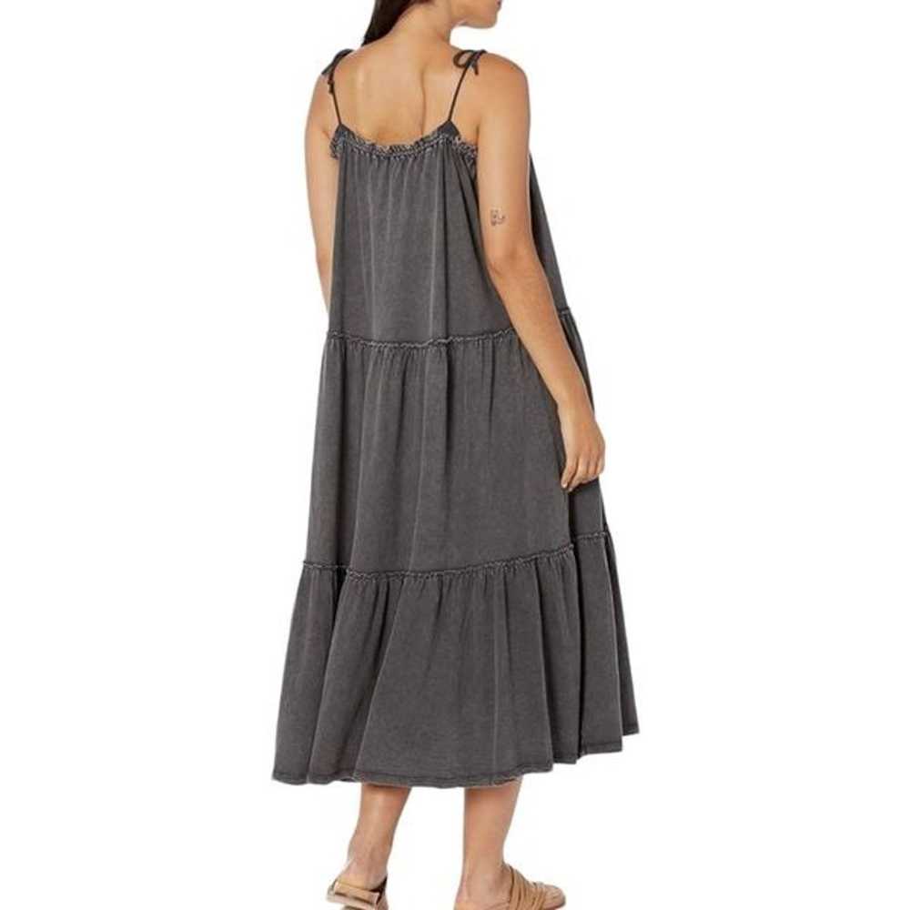 Lucky Brand Cotton Washed Black Tiered Cami Sun D… - image 4