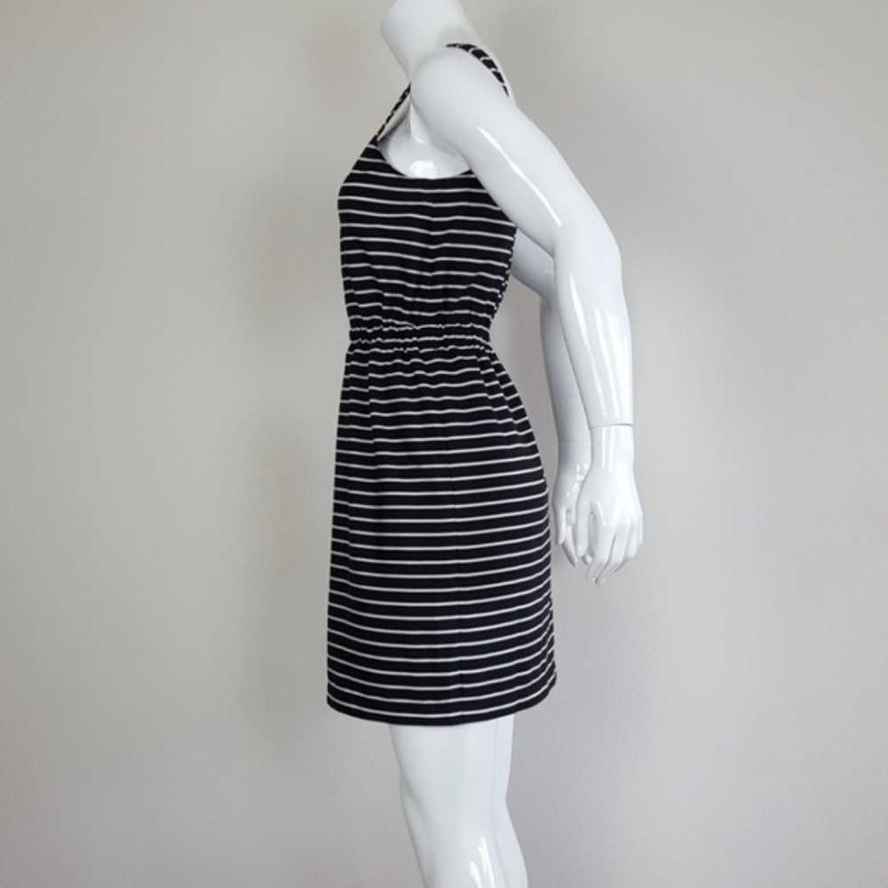 Ann Taylor LOFT Black and White Striped Dress - image 3