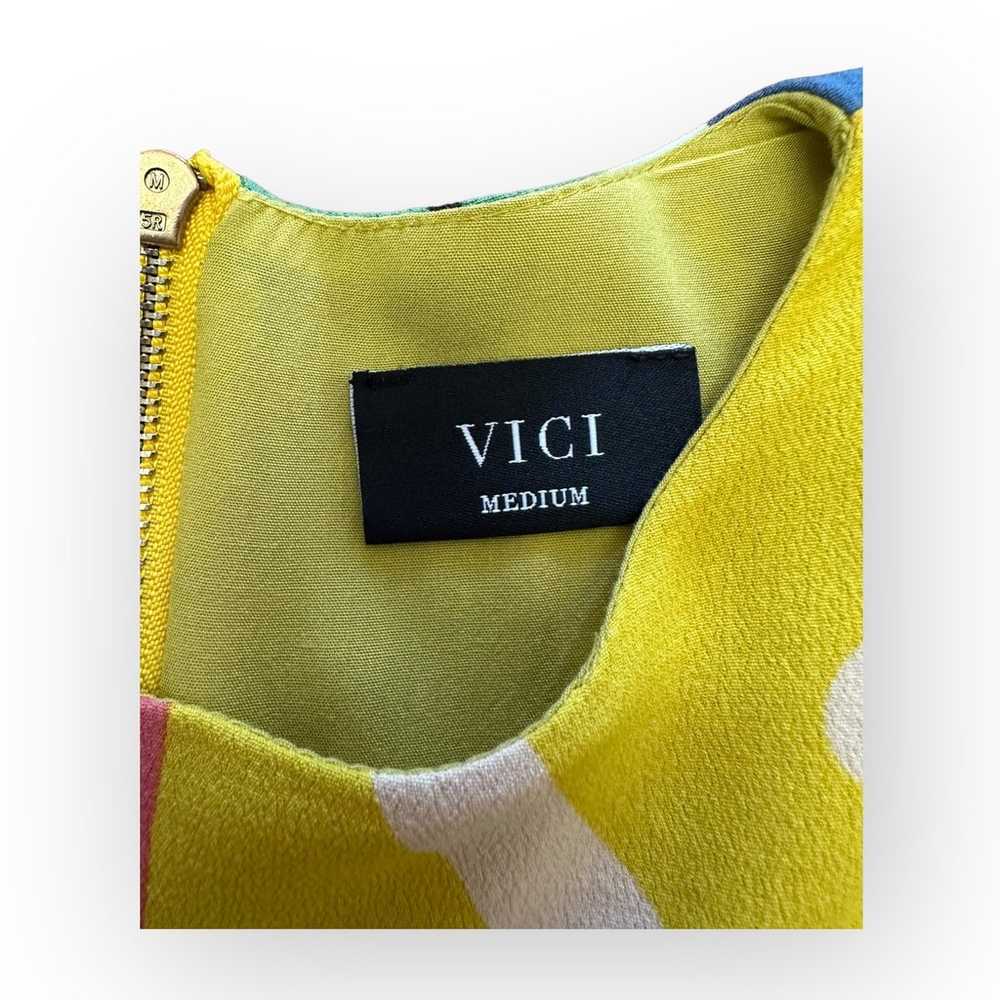 Vici Warhol Colorful Abstract Mini Shift Dress Si… - image 2