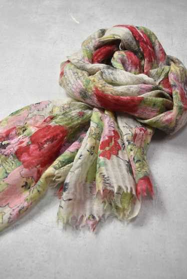 Japanese Brand Japanese Brand flower graphic scarf