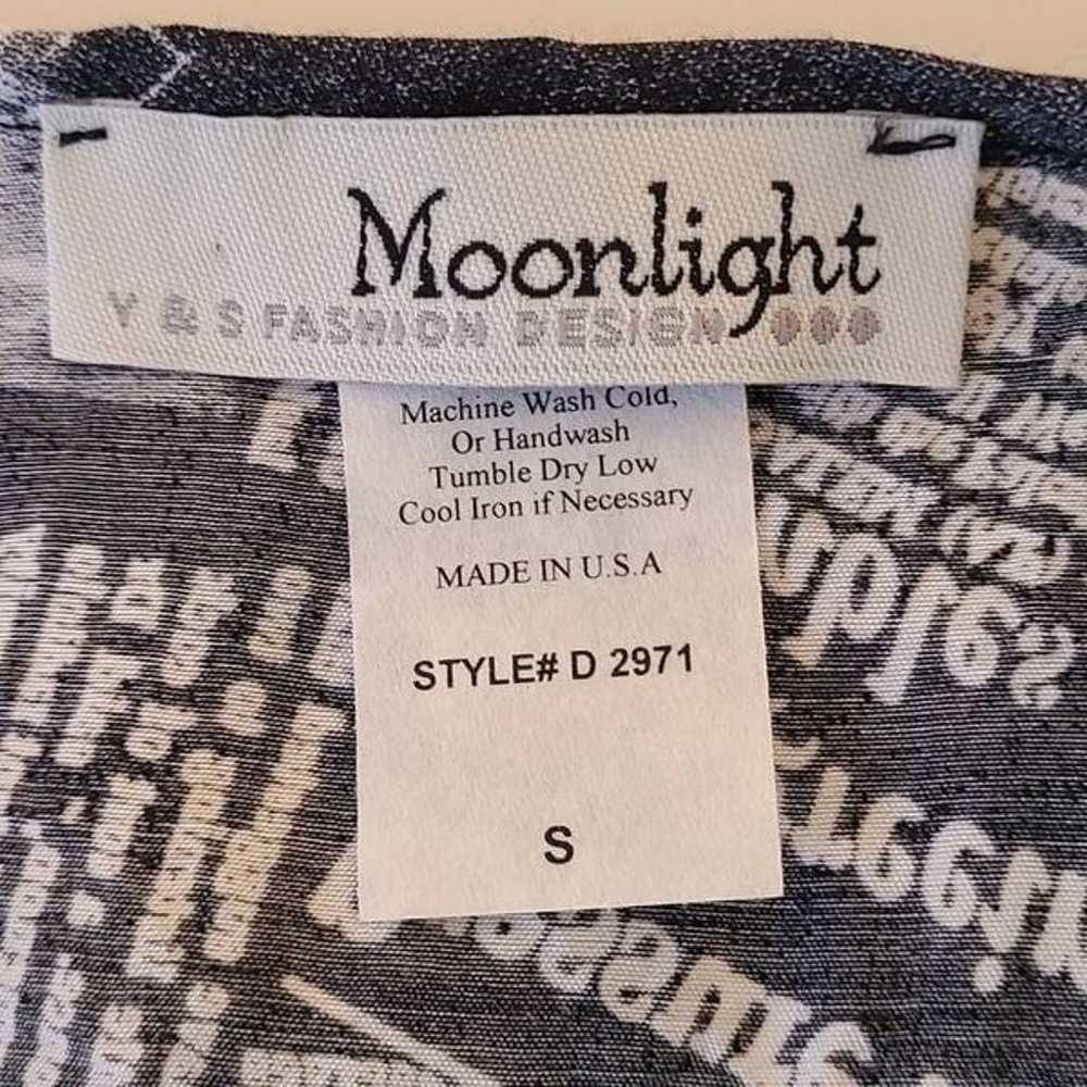 Moonlight Y & S Fashion Design Newsprint Flowing … - image 5