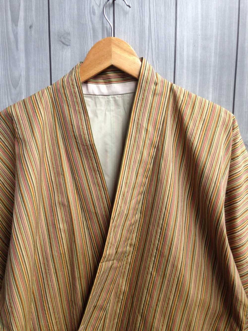 Japanese Brand - Japanese Kimono Colorful Striped… - image 2
