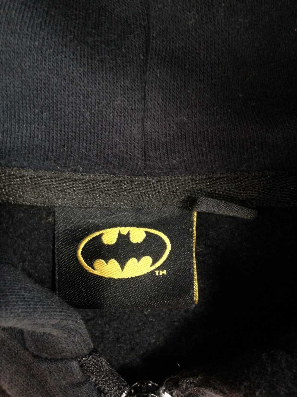 Batman - Big Print Logo Hoodie Superhero - image 5