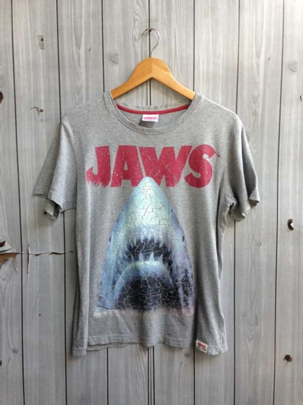 Movie - Jaws Printed Shark Graphic T-Shirt - image 1