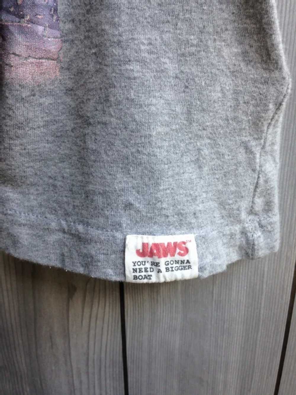 Movie - Jaws Printed Shark Graphic T-Shirt - image 7