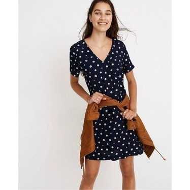 Madewell Mini Short Sleeves Button Back Easy Dres… - image 1