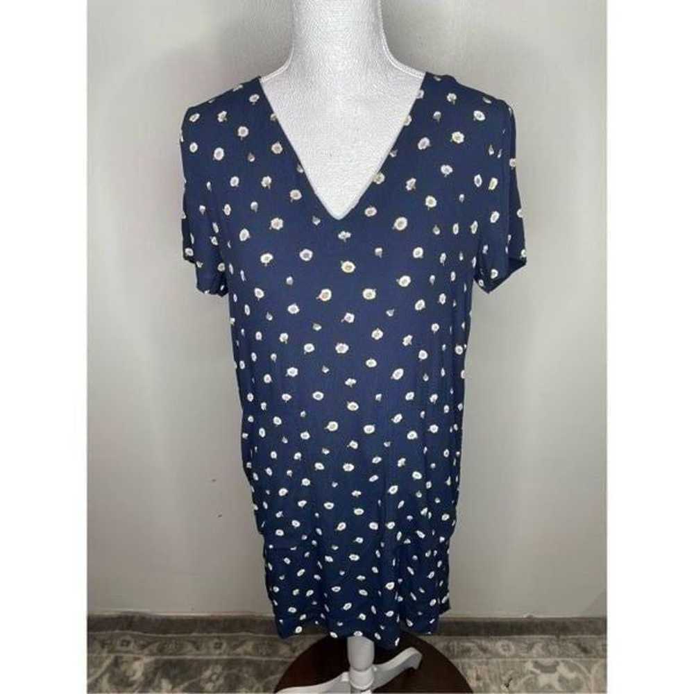 Madewell Mini Short Sleeves Button Back Easy Dres… - image 3