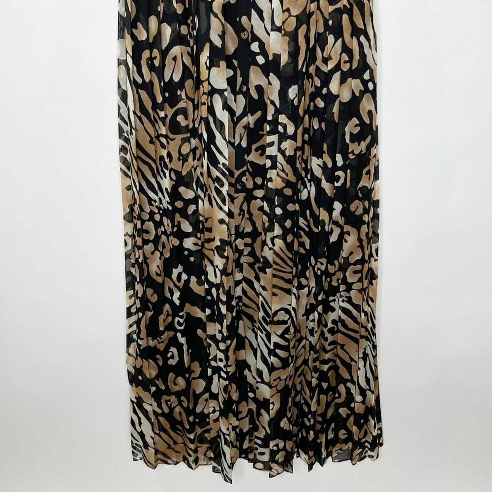 Dolce Vita S Fresia Leopard Pleated Maxi Dress Sh… - image 3
