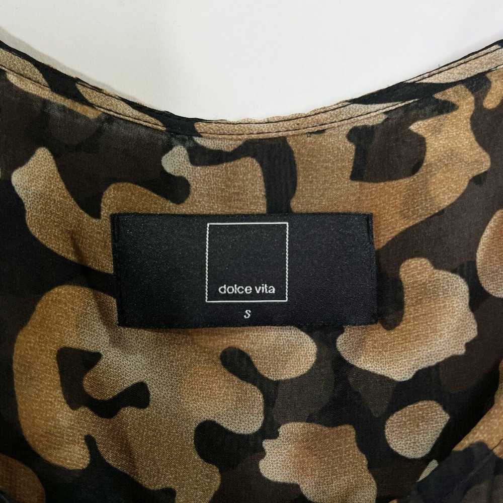 Dolce Vita S Fresia Leopard Pleated Maxi Dress Sh… - image 4