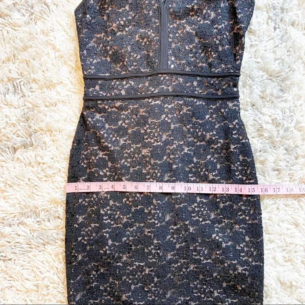Nightway | Lace Short Banded Cocktail Dress Size 4 - image 11