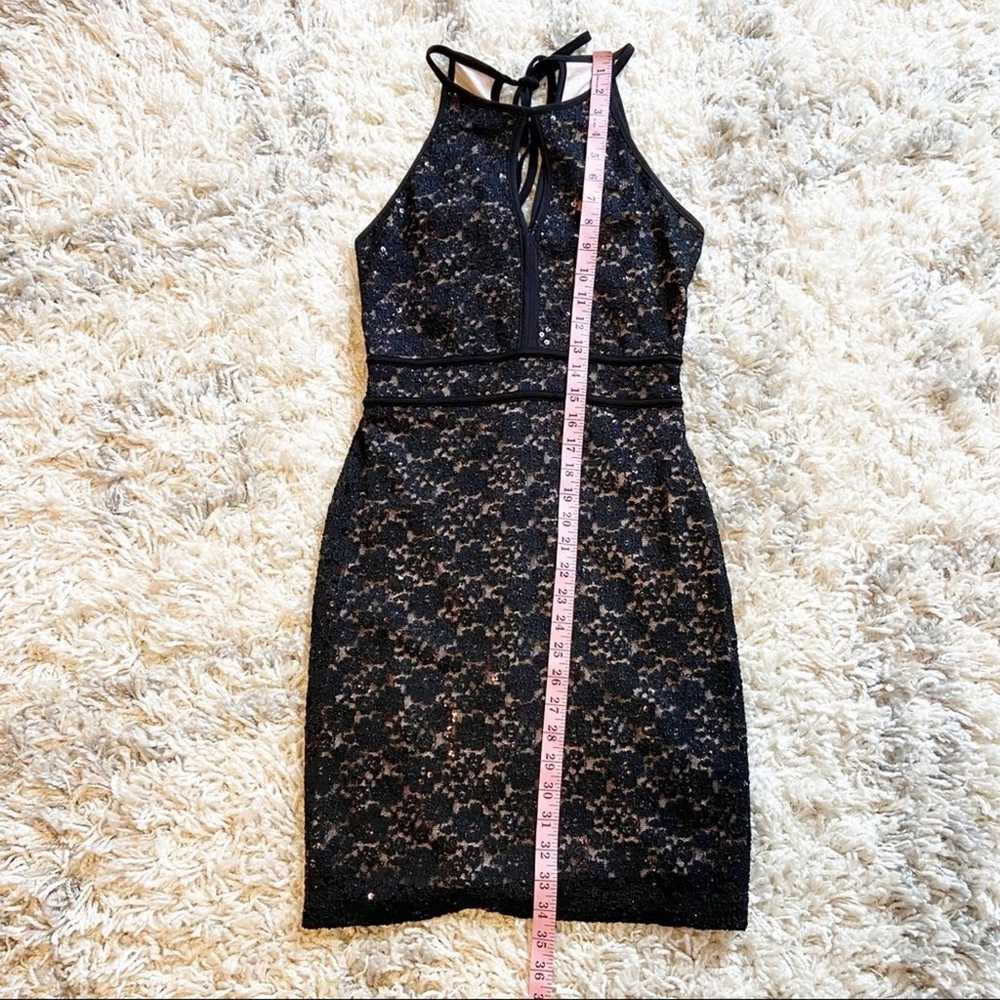 Nightway | Lace Short Banded Cocktail Dress Size 4 - image 12