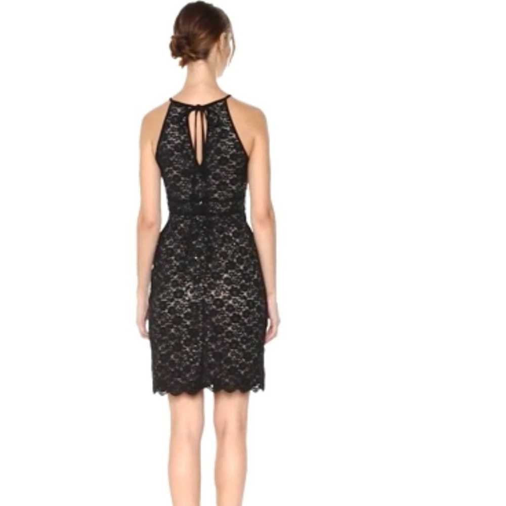 Nightway | Lace Short Banded Cocktail Dress Size 4 - image 2