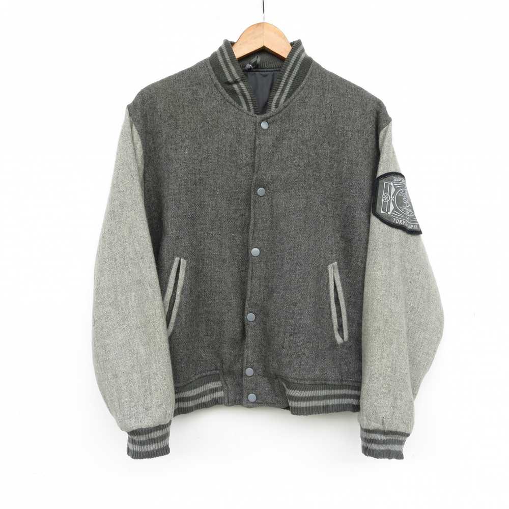 Varsity - 90s Wool Badges Jacket - image 1