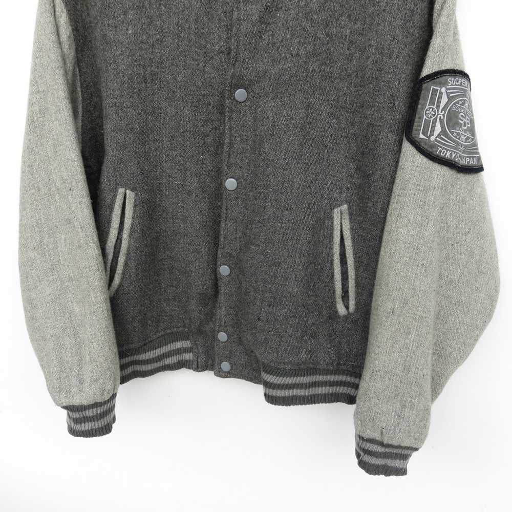 Varsity - 90s Wool Badges Jacket - image 3