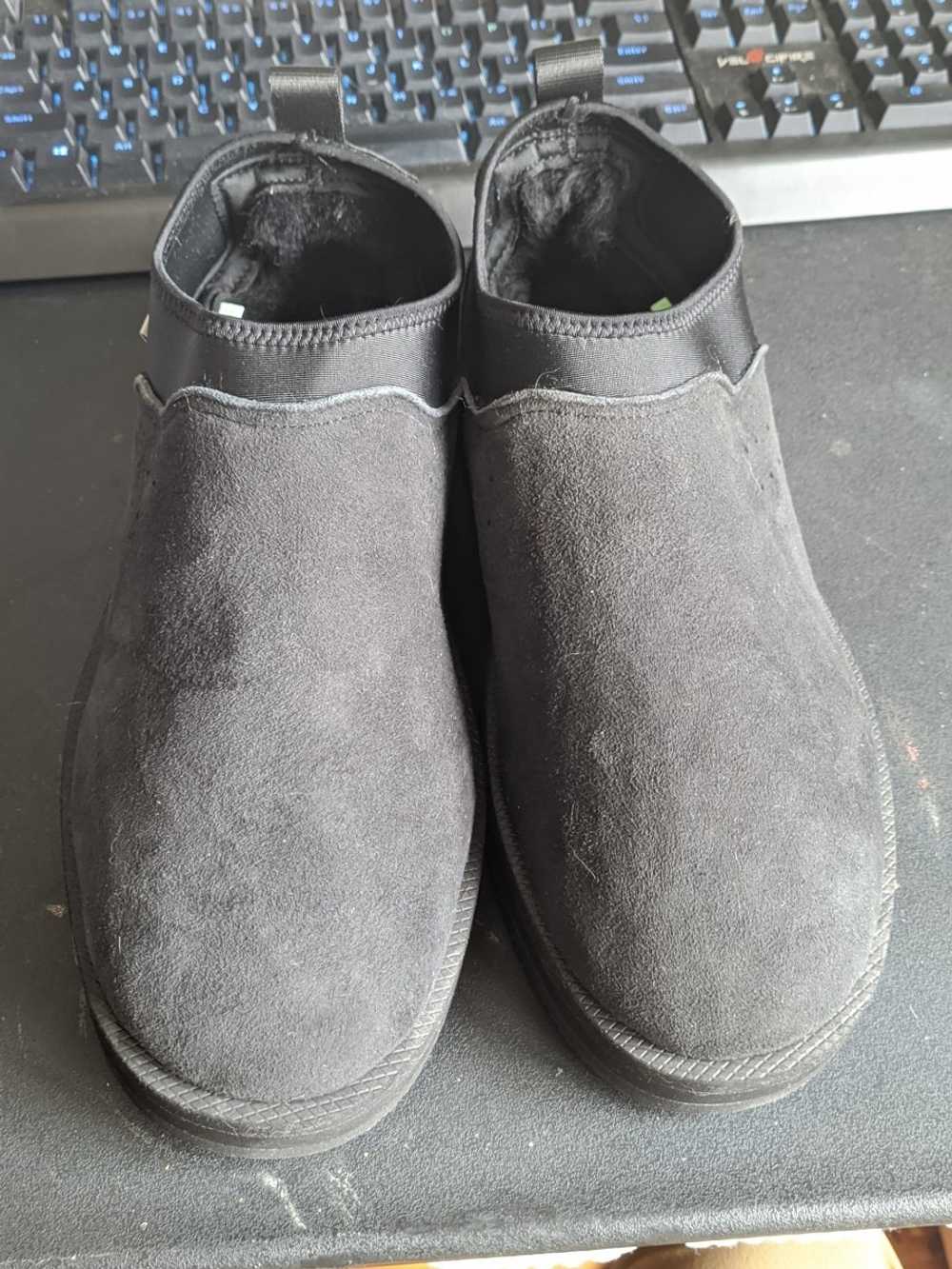 Suicoke BNIB 10 Black Shearling Lined Slippers - image 2