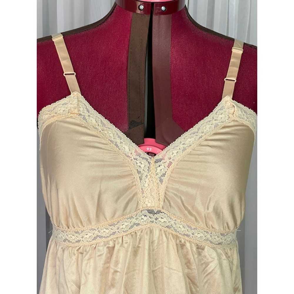 dress slip negligee nightgown nude sz 32 - image 2