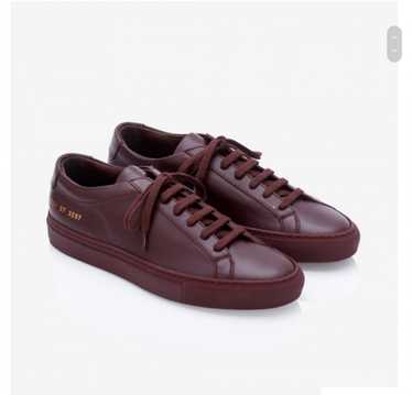 Common Projects Low Bordeaux Achilles Sneakers - image 1