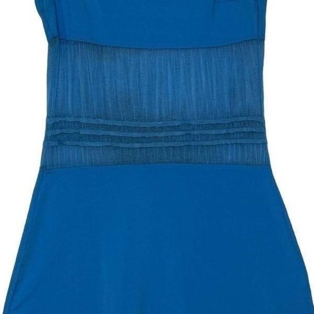 Adidas Blue Mesh Cut Out Sleeveless Tennis Dress … - image 4
