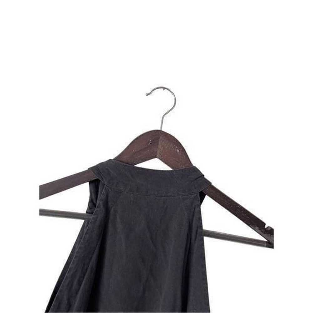 Cloth and Stone Washed Black High Neck Sleeveless… - image 10