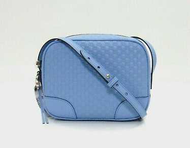 Authentic Gucci Guccissima Blue Micro Crossbody - image 1