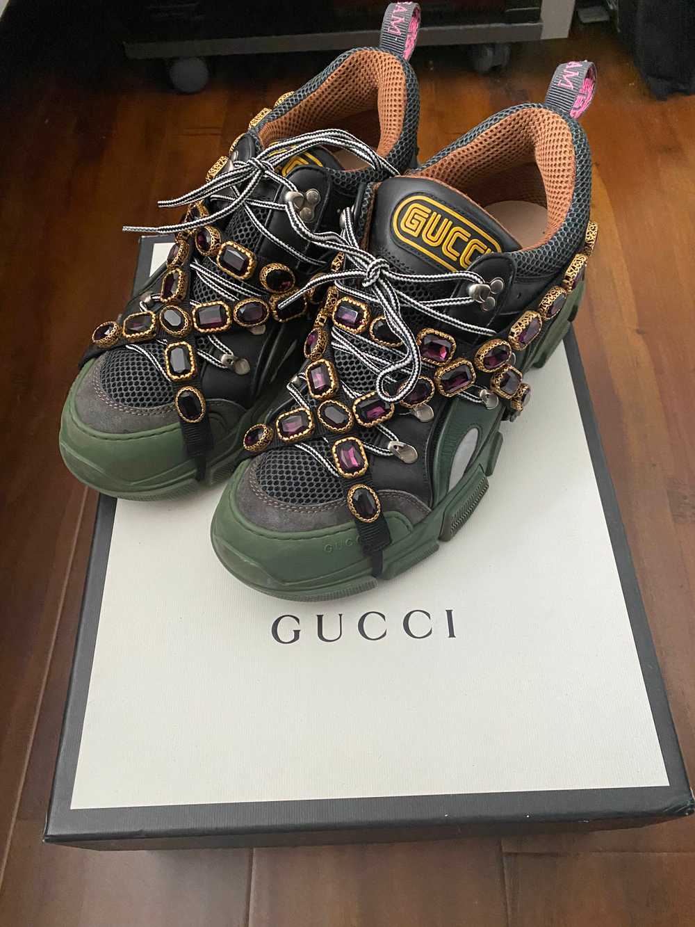 Gucci Flashtrek With Crystals - image 2