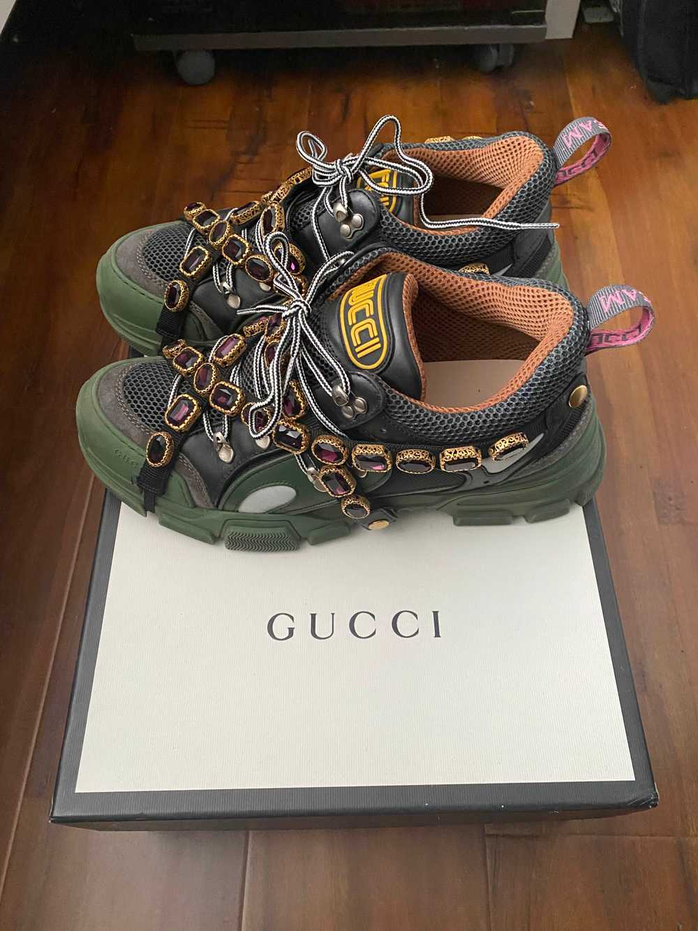 Gucci Flashtrek With Crystals - image 3