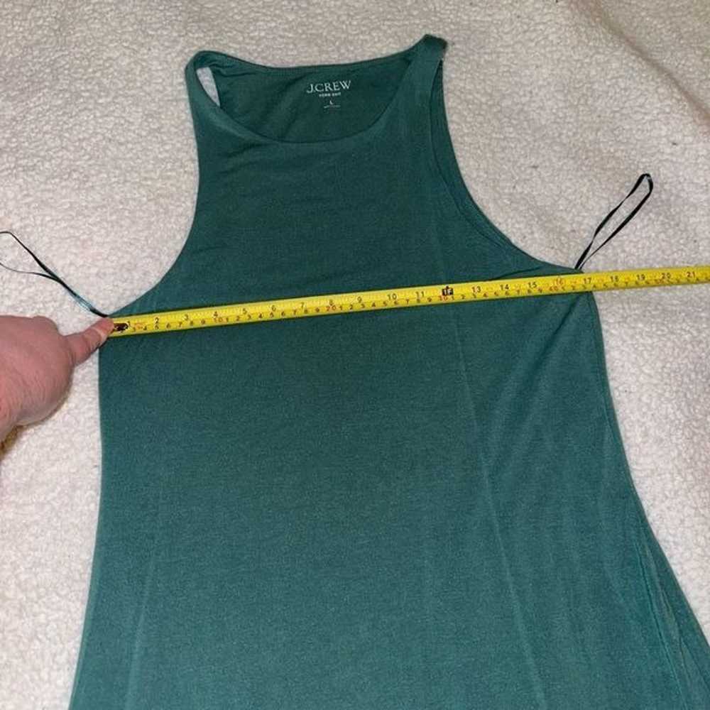 J. Crew Womens Form Knit Tank Top Dress Teal Gree… - image 7