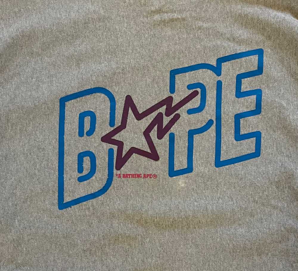 A BATHING APE® Bape Neon Star Sta Logo Sweatshirt - image 2