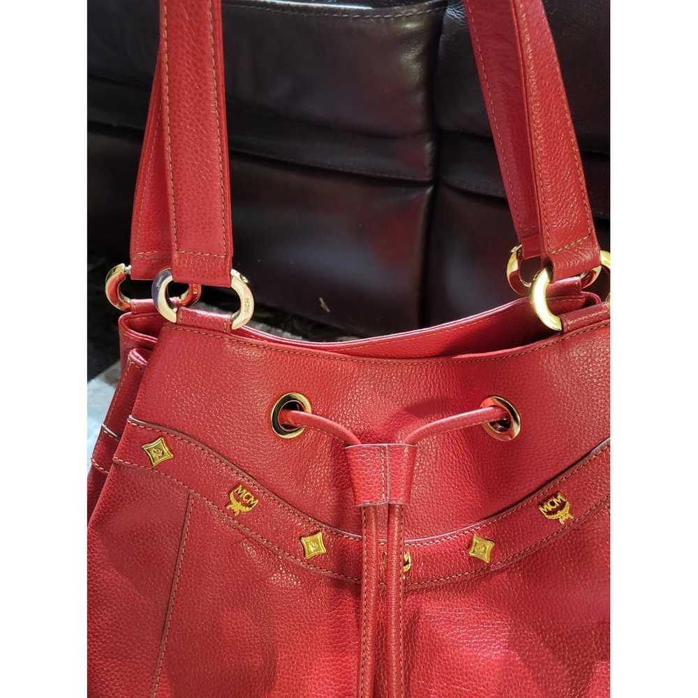 MCM Leather handbag - image 6