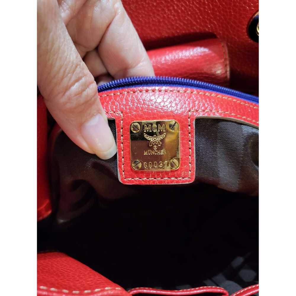 MCM Leather handbag - image 8