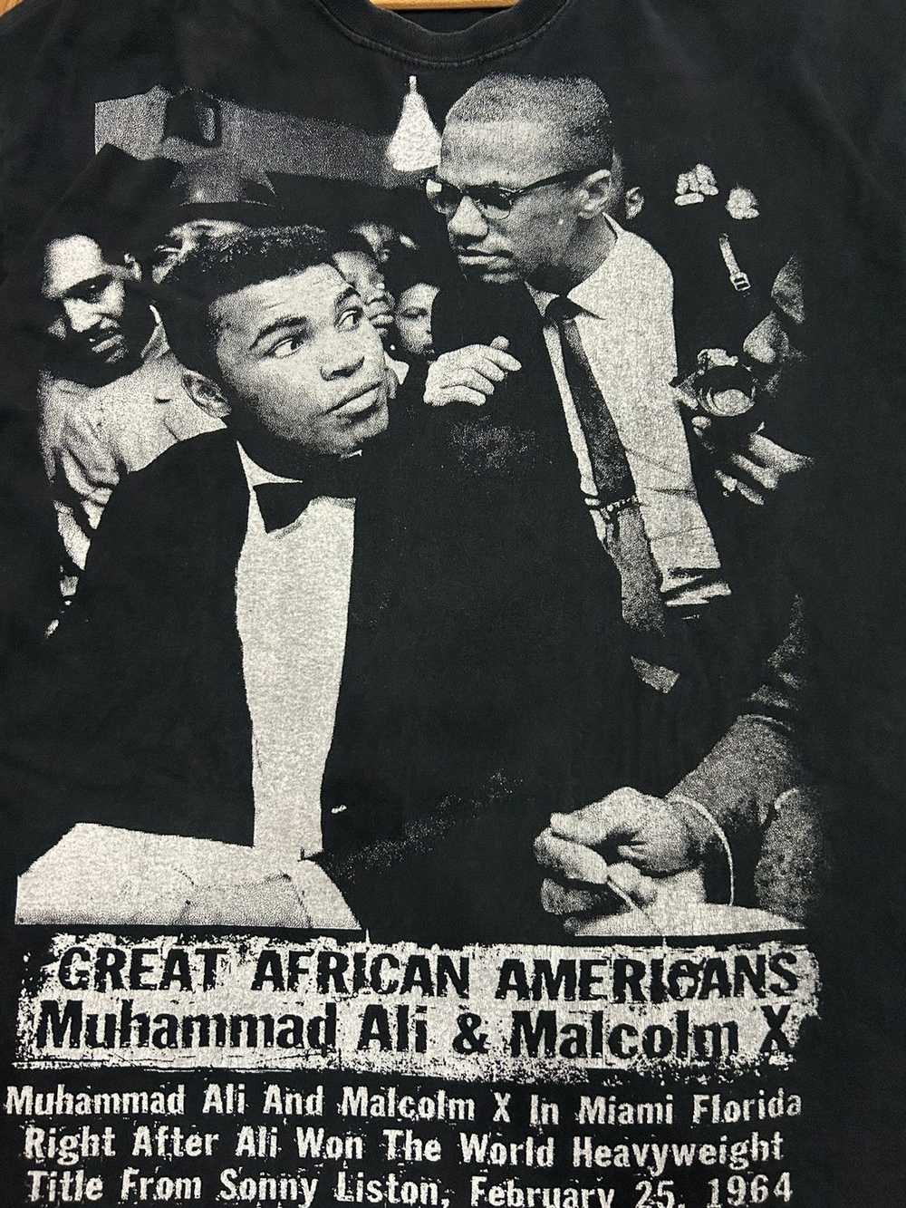 Malcolm X × Muhammad Ali × Vintage Vintage Y2k Gr… - image 3