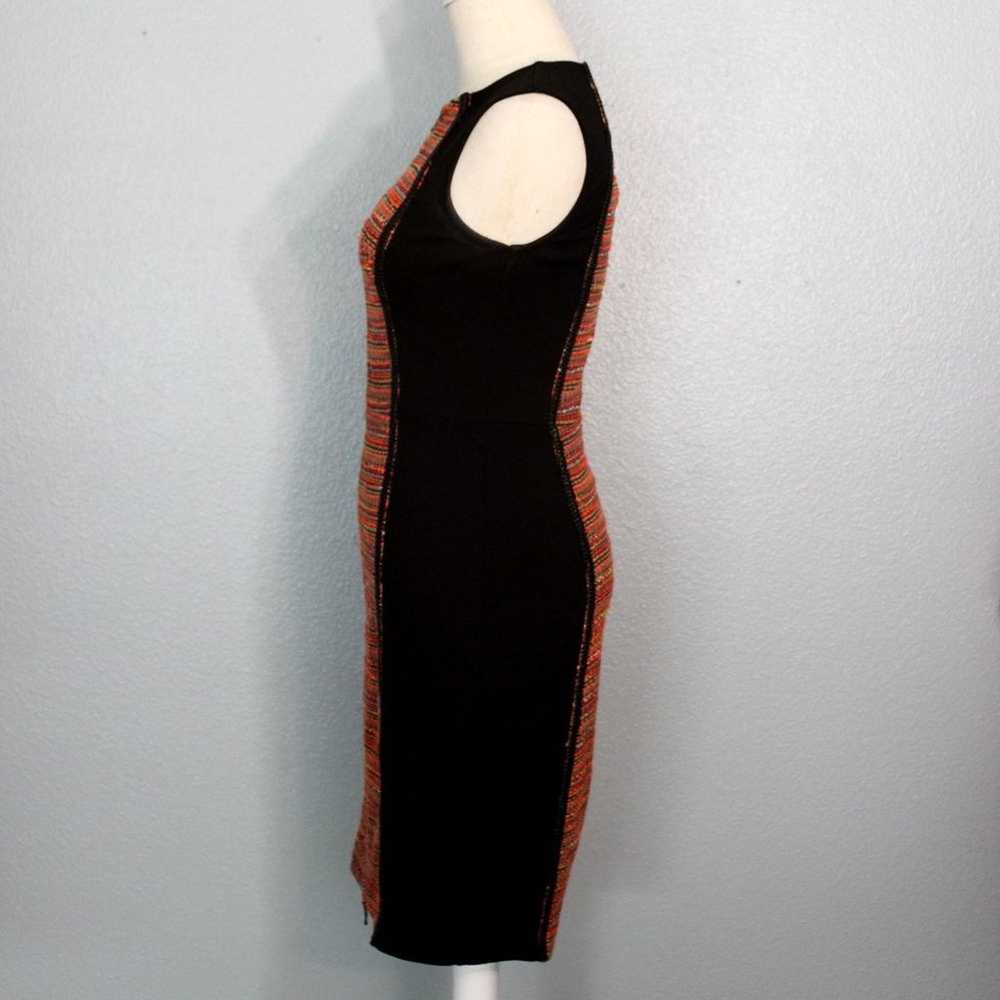 Rachel Roy Orange Tweed Panel Bodycon Sheath Dres… - image 4