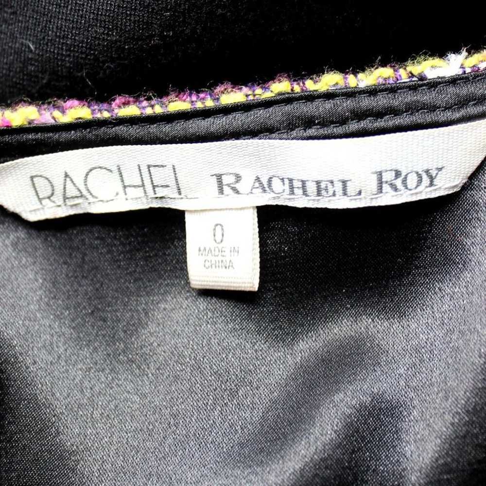 Rachel Roy Orange Tweed Panel Bodycon Sheath Dres… - image 8