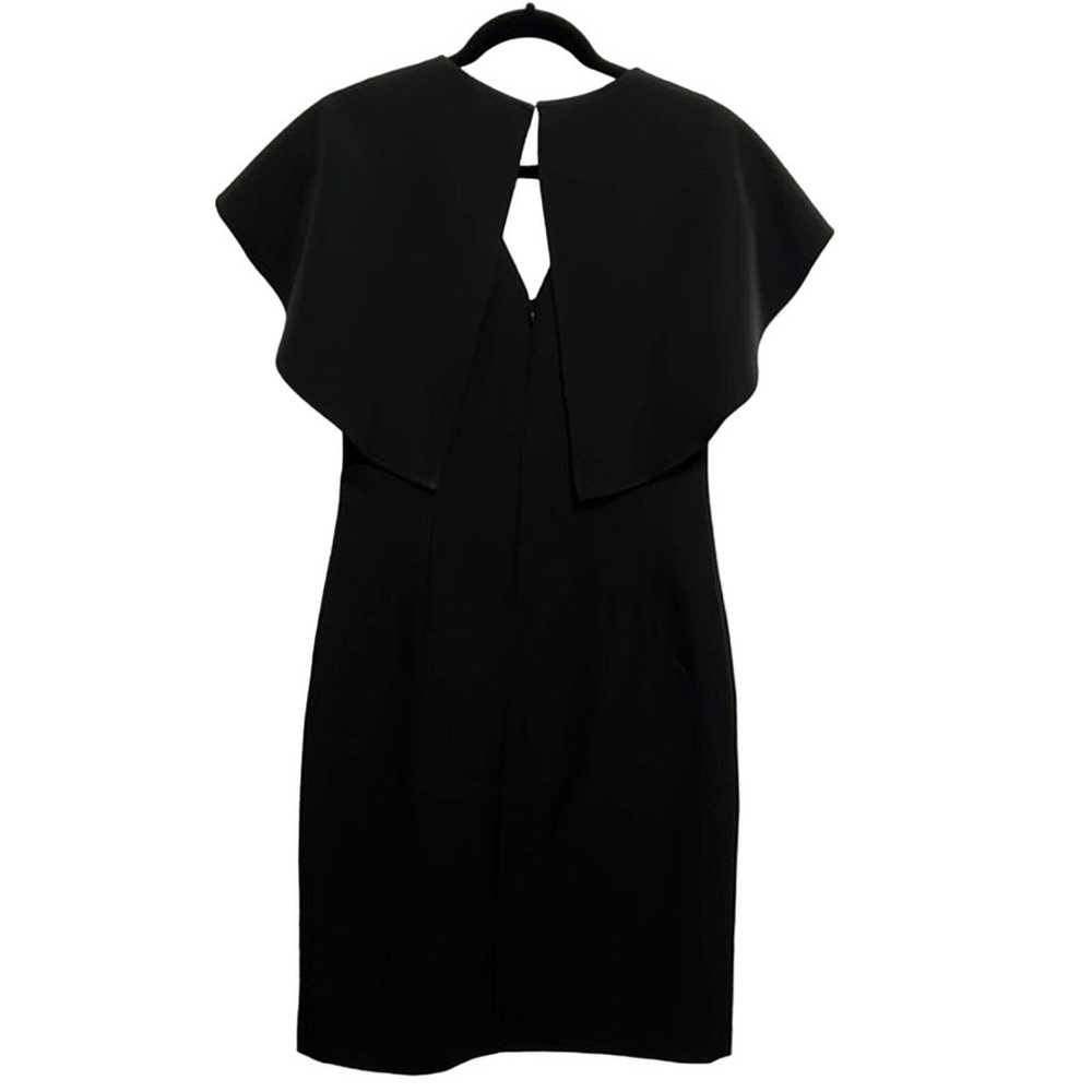 Nanette Lepore Black Sheath Flutter Sleeve Dress … - image 4