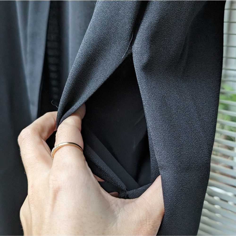 Babaton Aritzia Black Button Down Shirt Midi Dres… - image 3